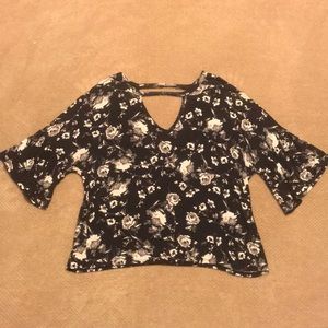 Flower print shirt